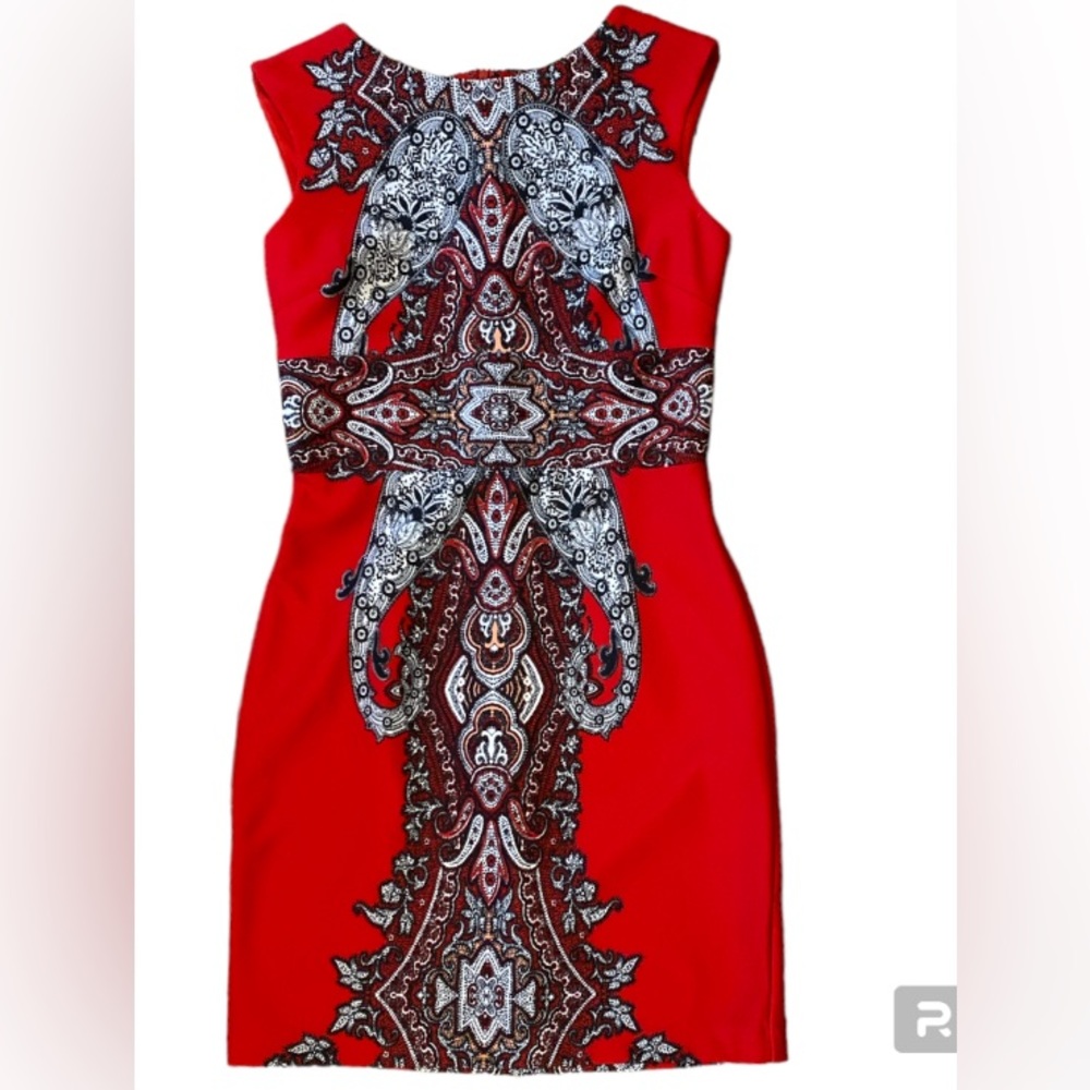 EST 1962 dress, women’s red black white, size 6